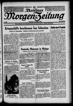 Berliner Morgen-Zeitung vom 18.08.1936