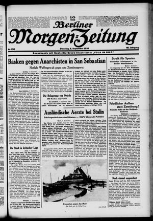 Berliner Morgen-Zeitung vom 08.09.1936