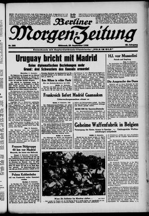 Berliner Morgen-Zeitung vom 23.09.1936