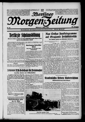 Berliner Morgen-Zeitung vom 03.03.1937