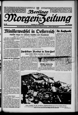 Berliner Morgen-Zeitung vom 21.03.1937