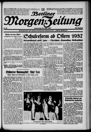 Berliner Morgen-Zeitung on Mar 25, 1937