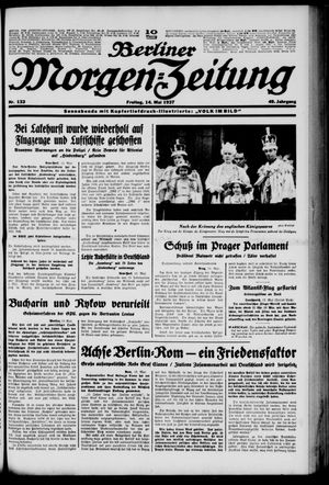 Berliner Morgen-Zeitung on May 14, 1937