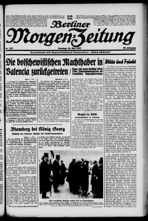 Berliner Morgen-Zeitung vom 16.05.1937