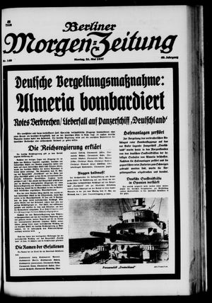 Berliner Morgen-Zeitung vom 31.05.1937