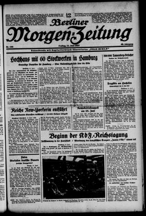 Berliner Morgen-Zeitung on Jun 11, 1937