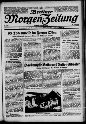 Berliner Morgen-Zeitung on Jun 15, 1937