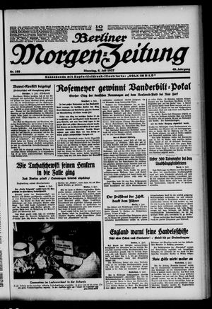 Berliner Morgen-Zeitung vom 06.07.1937
