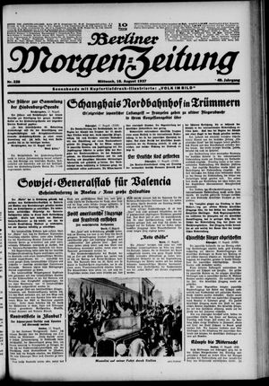 Berliner Morgen-Zeitung vom 18.08.1937