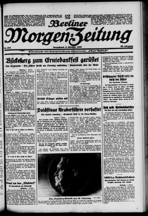 Berliner Morgen-Zeitung vom 02.10.1937