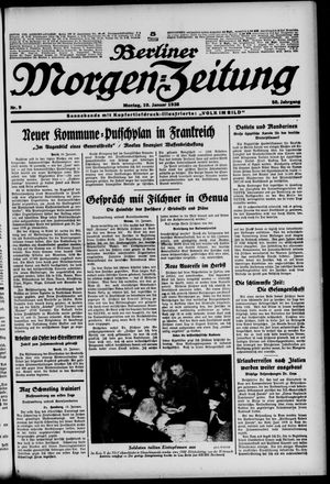 Berliner Morgen-Zeitung vom 10.01.1938