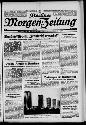 Berliner Morgen-Zeitung vom 14.02.1938