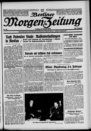 Berliner Morgen-Zeitung vom 18.02.1938