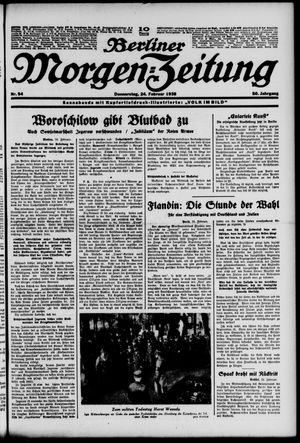 Berliner Morgen-Zeitung vom 24.02.1938
