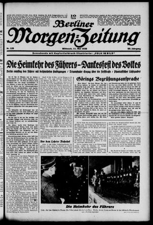 Berliner Morgen-Zeitung on May 11, 1938