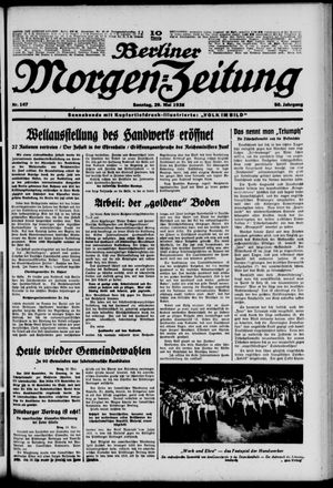 Berliner Morgen-Zeitung vom 29.05.1938