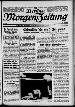 Berliner Morgen-Zeitung vom 24.06.1938