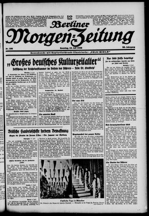 Berliner Morgen-Zeitung vom 10.07.1938