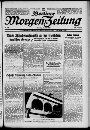 Berliner Morgen-Zeitung vom 17.07.1938