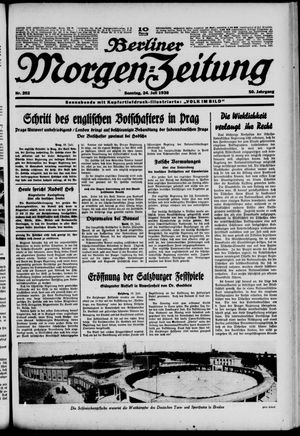 Berliner Morgen-Zeitung vom 24.07.1938