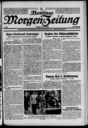 Berliner Morgen-Zeitung vom 25.07.1938