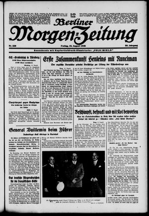 Berliner Morgen-Zeitung vom 19.08.1938
