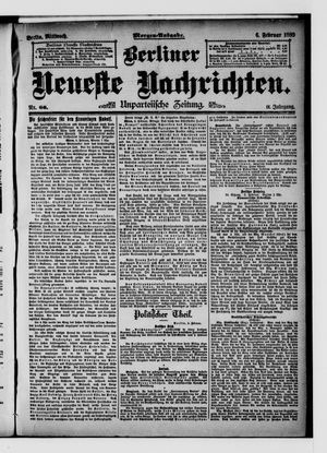 Berliner neueste Nachrichten on Feb 6, 1889