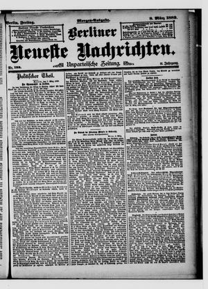 Berliner Neueste Nachrichten vom 08.03.1889