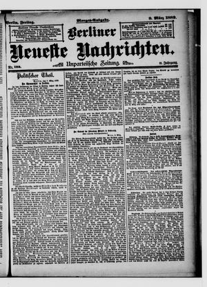 Berliner Neueste Nachrichten vom 08.03.1889