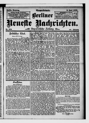 Berliner neueste Nachrichten vom 02.06.1889