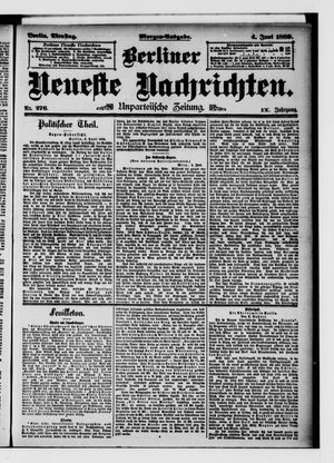 Berliner neueste Nachrichten vom 04.06.1889