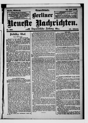 Berliner Neueste Nachrichten vom 24.07.1889