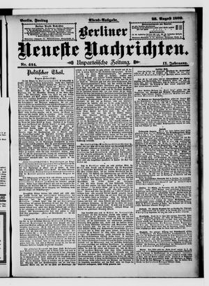 Berliner Neueste Nachrichten on Aug 23, 1889