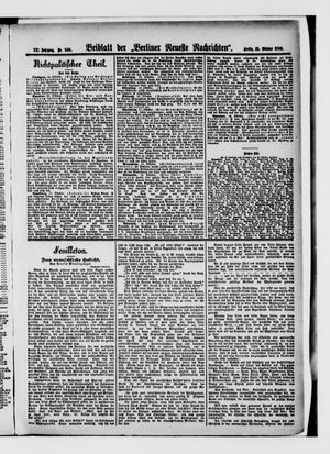 Berliner Neueste Nachrichten vom 19.10.1889