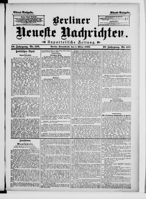 Berliner Neueste Nachrichten on Mar 1, 1890