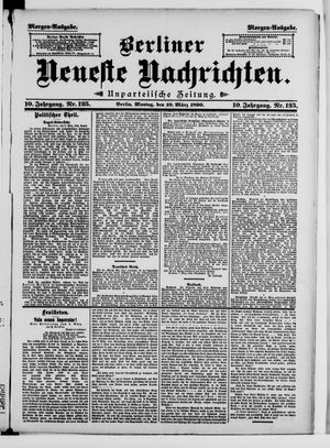 Berliner Neueste Nachrichten vom 10.03.1890