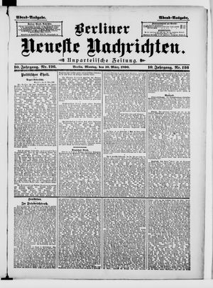 Berliner neueste Nachrichten on Mar 10, 1890