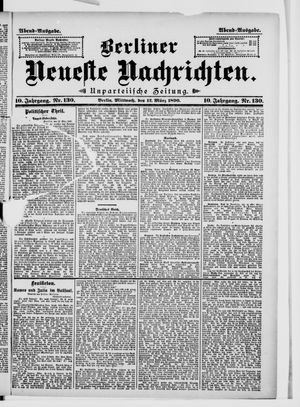 Berliner Neueste Nachrichten on Mar 12, 1890