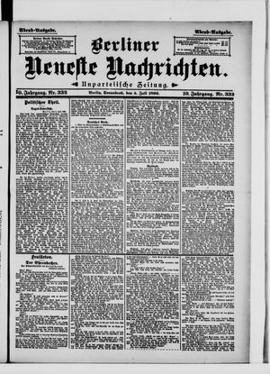 Berliner Neueste Nachrichten vom 05.07.1890