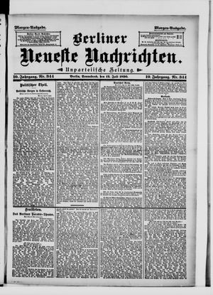 Berliner Neueste Nachrichten on Jul 12, 1890