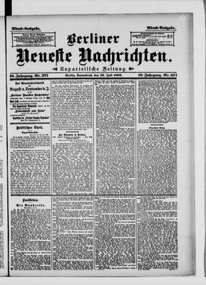 Berliner Neueste Nachrichten vom 26.07.1890