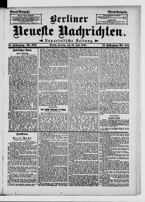 Berliner Neueste Nachrichten on Jul 10, 1891