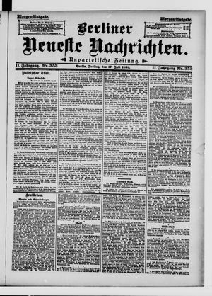 Berliner Neueste Nachrichten vom 17.07.1891