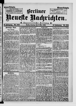 Berliner neueste Nachrichten vom 08.05.1892
