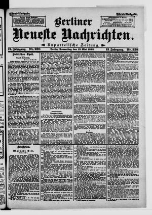 Berliner neueste Nachrichten vom 12.05.1892