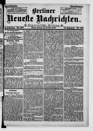 Berliner neueste Nachrichten vom 20.05.1892