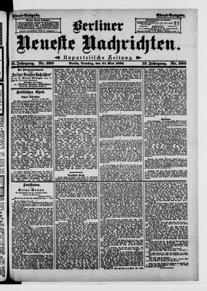 Berliner neueste Nachrichten vom 24.05.1892