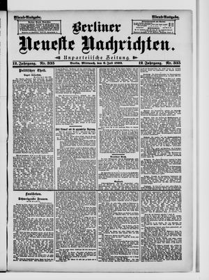 Berliner Neueste Nachrichten on Jul 6, 1892