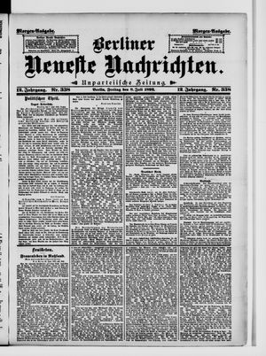Berliner Neueste Nachrichten vom 08.07.1892