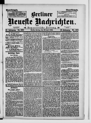 Berliner Neueste Nachrichten on Jul 22, 1892
